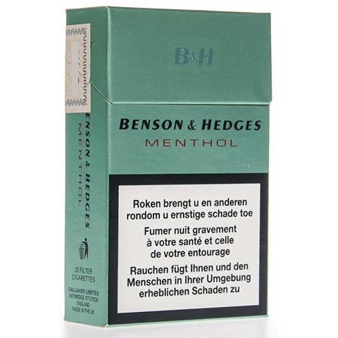 Cigarettes Benson & Hedges Menthol
